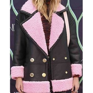 KENZO X H&M Pile-lined Leather Jacket